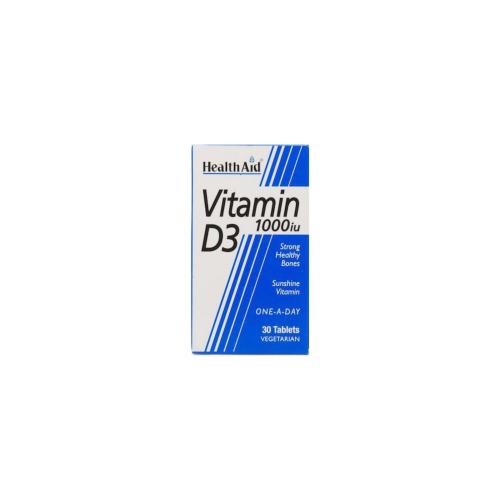 HEALTH AID Vitamin D3 1000iu 30tabs