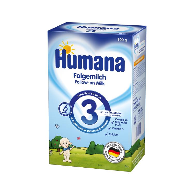 HUMANA Γάλα σε Σκόνη 3 Optimum 12m+ 600gr