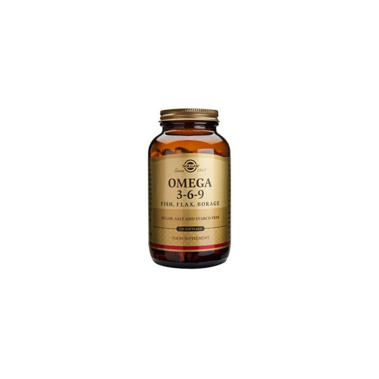 SOLGAR Omega 3-6-9 Fish, Flax, Borage 120softgels