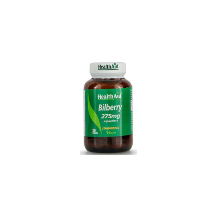 HEALTH AID Bilberry 275mg 30tabs