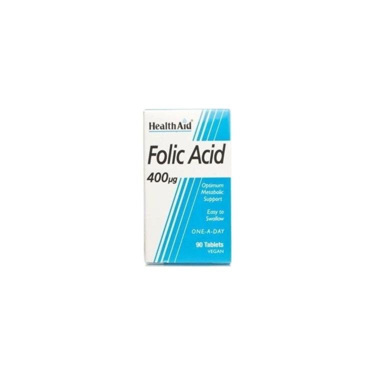 HEALTH AID Folic Acid 400μg 90tabs