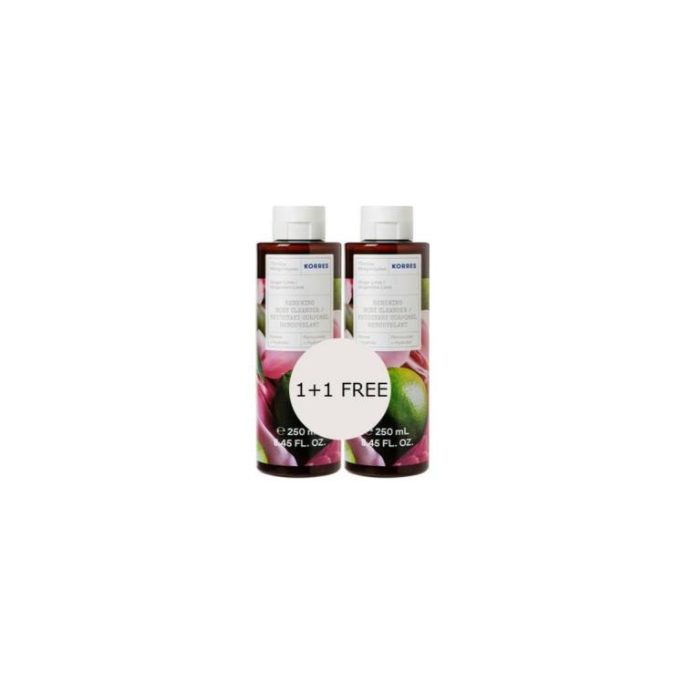 KORRES Ginger Lime Renewing Body Cleanser 250ml x 2pcs