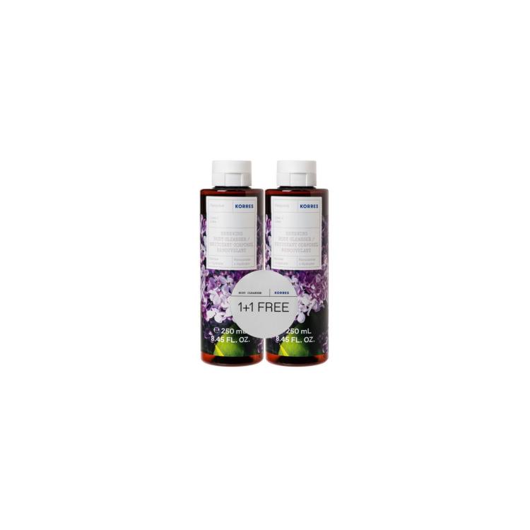 KORRES Lilac Renewing Body Cleanser 250ml x 2pcs