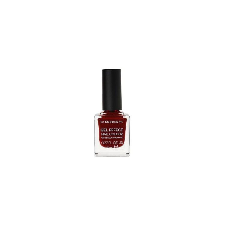 KORRES Gel Effect Nail Colour 31 Wine Red 11ml