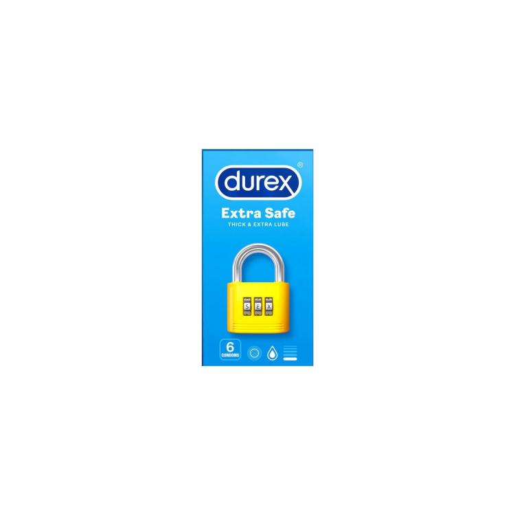DUREX Extra Safe Προφυλακτικά 6pcs