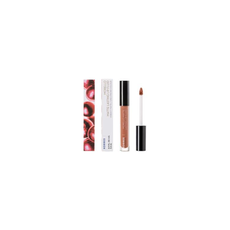 KORRES Morello Matte Lasting Lip Fluid 07 Tinted Nude 3,4ml