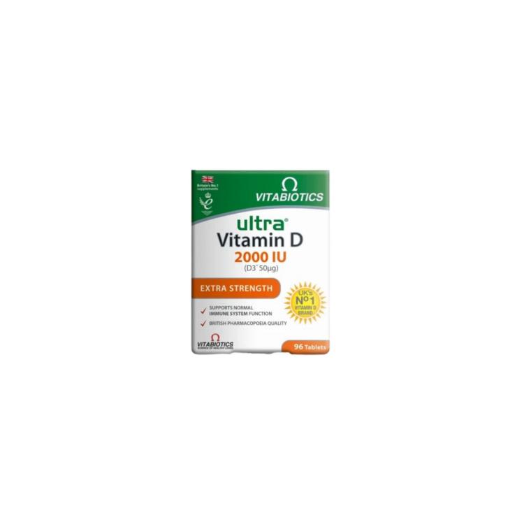 VITABIOTICS Ultra Vitamin D3 2000iu 96tabs