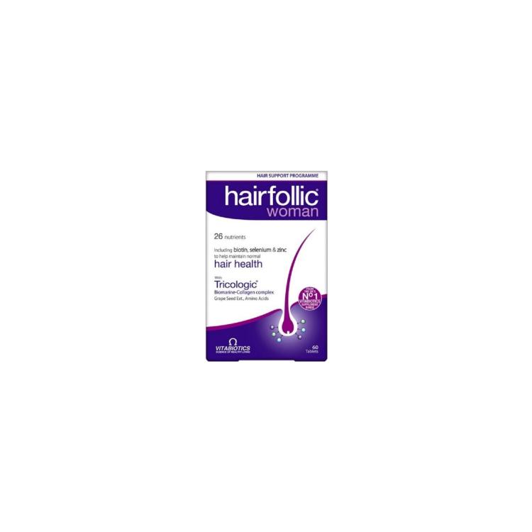 VITABIOTICS Wellwoman Hairfollic Tricologic 60tabs