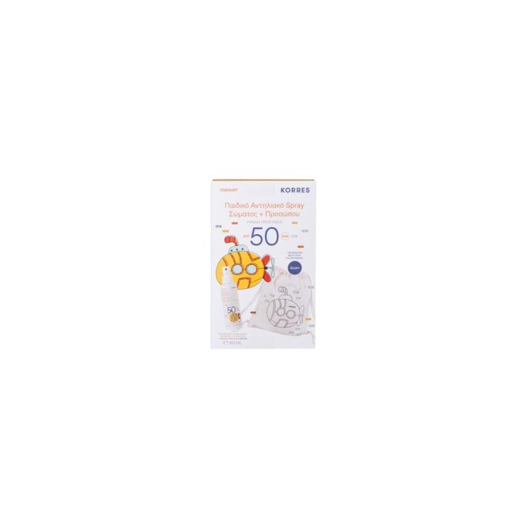 KORRES Promo Yoghurt Kids Sunscreen Comfort Spray Face - Body Spf50, 50ml & Δώρο Back Pack