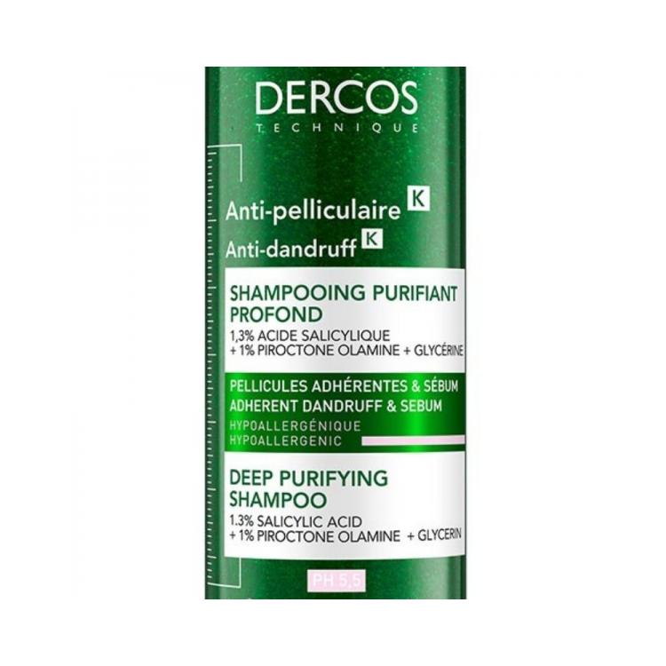 VICHY Dercos Anti-Dandruff Deep Purifying Shampoo 250ml