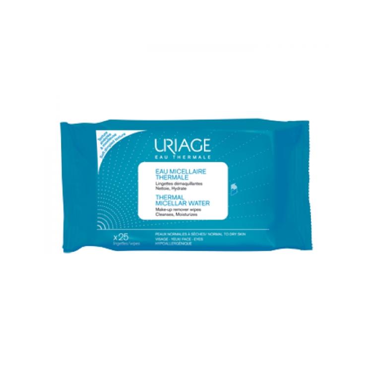 URIAGE Thermal Micellar Water Make-Up Remover Wipes 25pcs