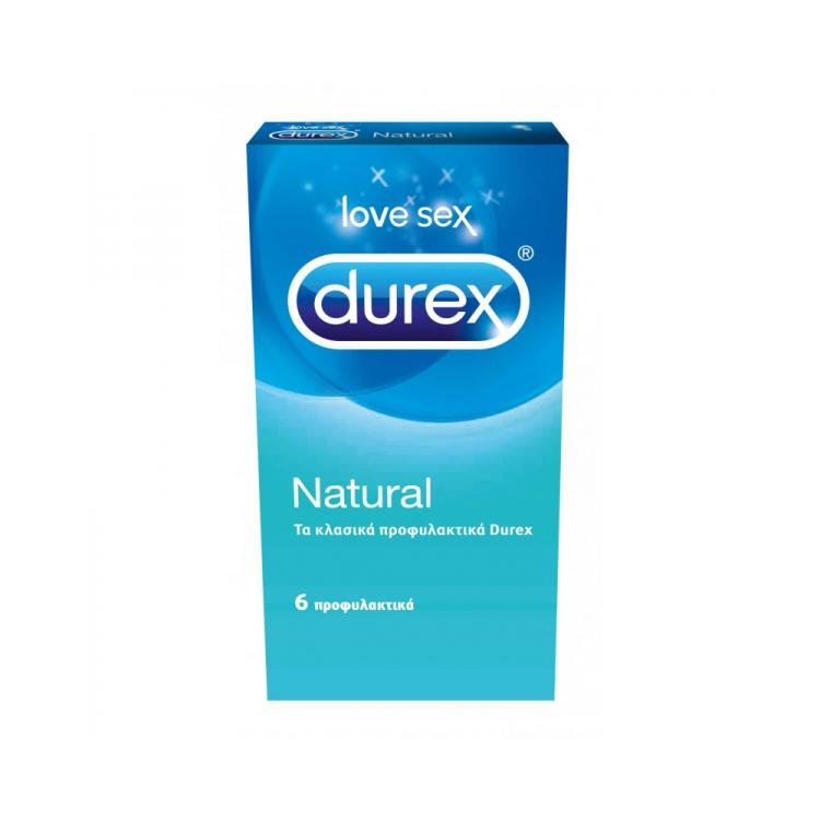 DUREX Προφυλακτικά Natural 6pcs