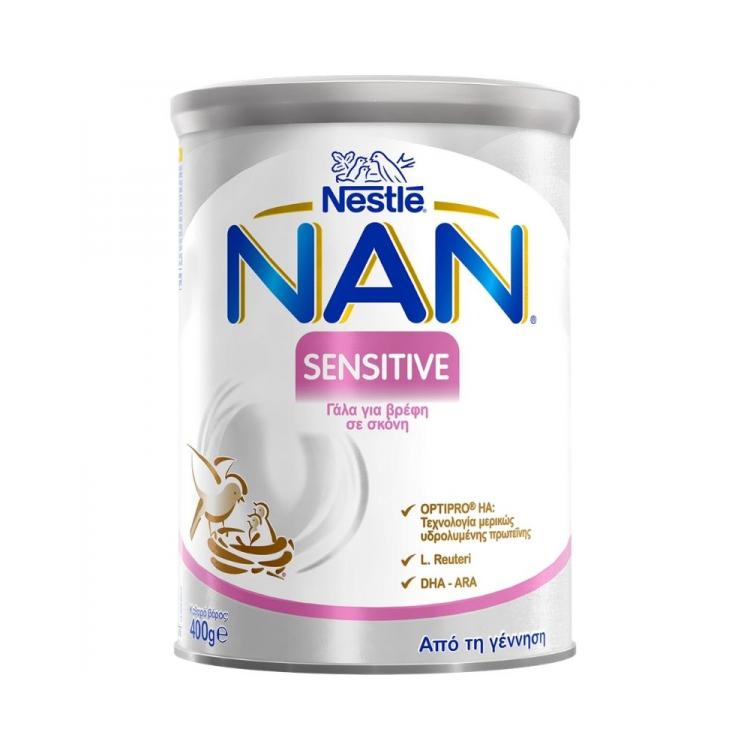 NESTLE Γάλα σε Σκόνη Nan Sensitive 0m+ 400gr