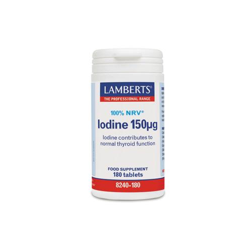 LAMBERTS Iodine 150μg 180tabs