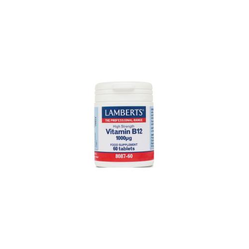 LAMBERTS Vitamin B12 1000mg 60tabs