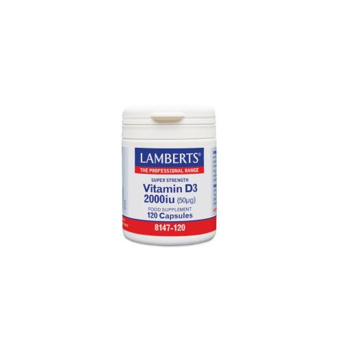 LAMBERTS Vitamin D3 2000iu 120caps