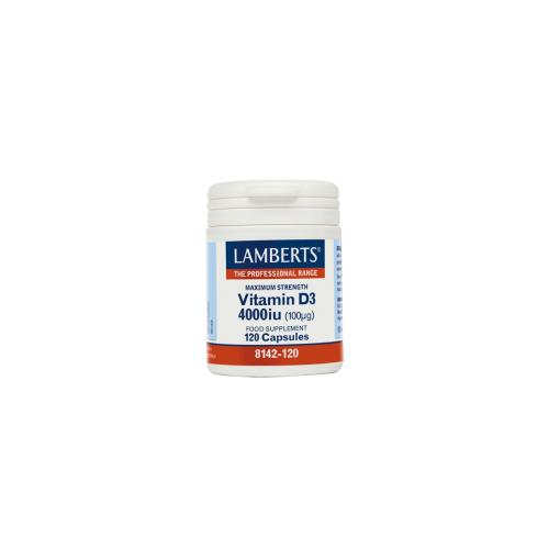 LAMBERTS Vitamin D3 4000iu 120caps