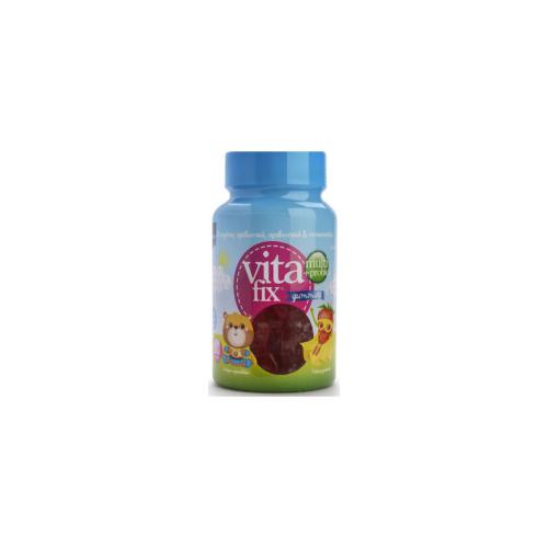 INTERMED Vitafix Multi & Probio Φράουλα 60gummies