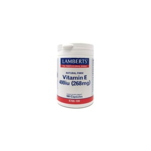 LAMBERTS Natural Form Vitamin E 400iu 180caps