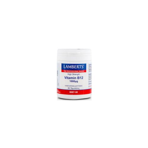 LAMBERTS Vitamin B12 1000mcg 30tabs