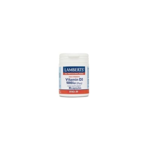 LAMBERTS Vitamin D3 1000iu 30caps
