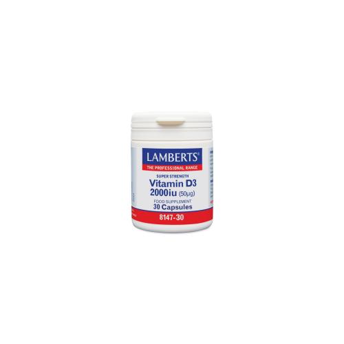 LAMBERTS Vitamin D3 2000iu 30caps