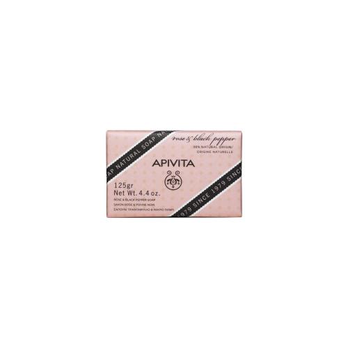 APIVITA Natural Soap Rose & Black Pepper 125gr