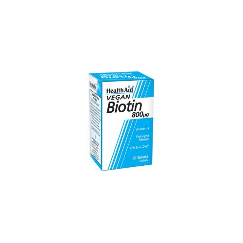 HEALTH AID Biotin 800mg 30tabs