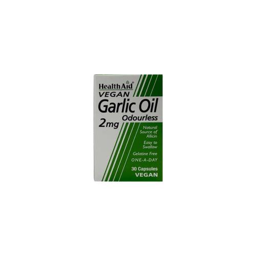 HEALTH AID Garlic Oil 2mg 30vegicaps