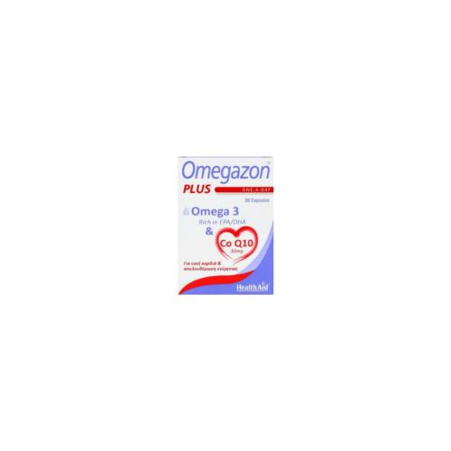 HEALTH AID Omegazon Plus Omega 3 & CoQ10 30caps