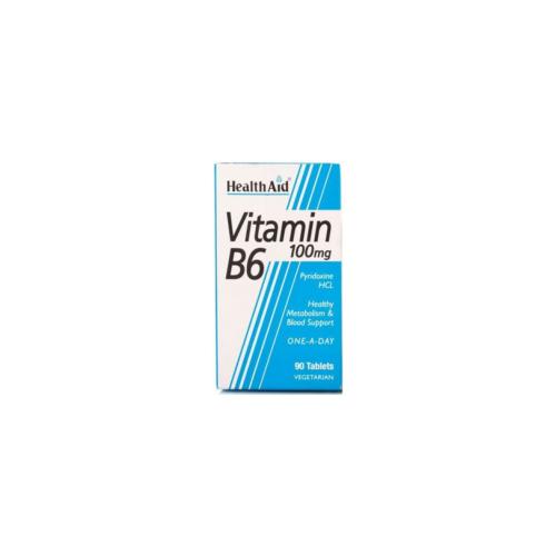 HEALTH AID Vitamin B6 Vitamin 100mg 90tabs