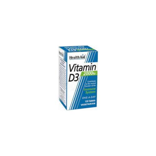 HEALTH AID Vitamin D3 2000IU 120tabs