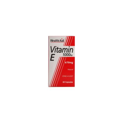 HEALTH AID Vitamin E 1000iu 30caps