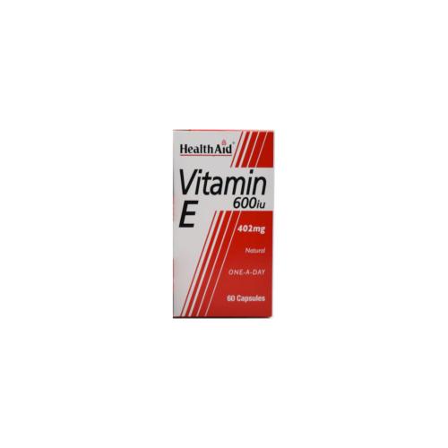 HEALTH AID Vitamin E 600IU 60caps