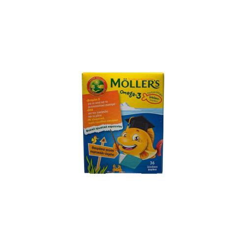 MOLLERS Omega 3 Πορτοκάλι - Λεμόνι 36nuggets