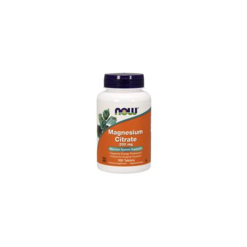 NOW FOODS Magnesium Citrate 200mg 100tabs