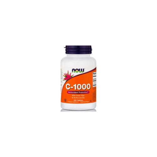 NOW FOODS Vitamin C 1000mg Antioxidant Protection With Rose Hips And Bioflavonoids 100tabs