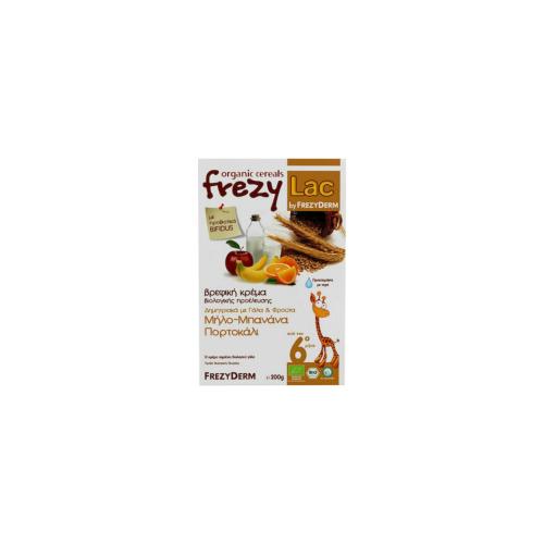 FREZYDERM Frezylac Βρεφική Κρέμα Δημητριακών με Γάλα και Φρούτα 6m+ 200gr