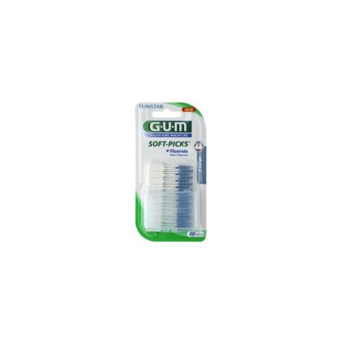 GUM 636 Soft Picks Fluoride Extra Large Μεσοδόντιες Οδοντογλυφίδες 40pcs