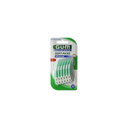 GUM 650 Soft Picks Advanced Regular Μεσοδόντιες Οδοντογλυφίδες 30pcs