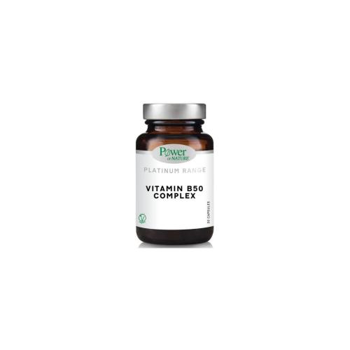 POWER HEALTH POWER OF NATURE Platinum Range Vitamin B50 Complex 30caps