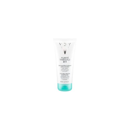 VICHY Purete Thermale 3 in 1 One Step Cleanser For Sensitive Skin 200ml