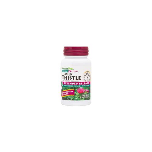 NATURES PLUS Herbal Actives Milk Thistle 500mg Extended Release 30tabs