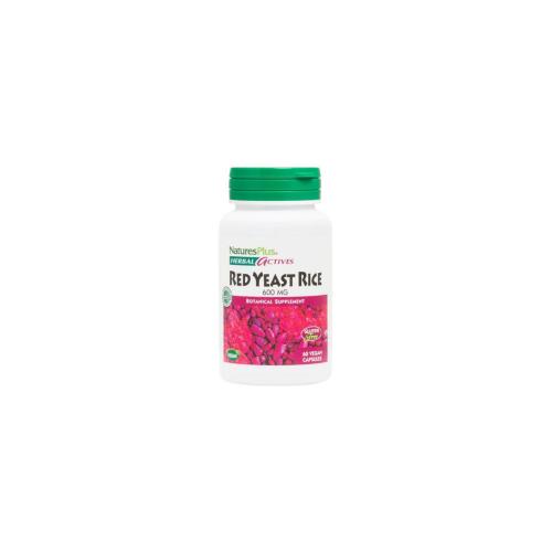 NATURES PLUS Herbal Actives Red Yeast Rice 600mg 60vegicaps