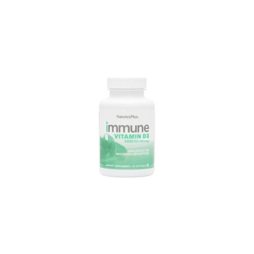 NATURES PLUS Immune Vitamin D3 5000iu 60softgels