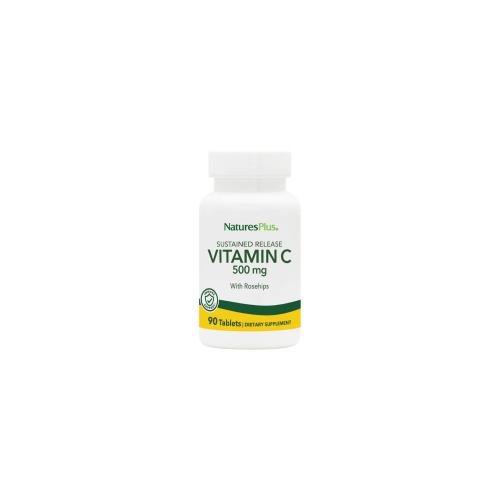NATURES PLUS Vitamin C 500mg with Rose Hips 90tabs