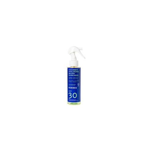 KORRES Cucumber Hyaluronic Splash Sunscreen SPF30 150ml