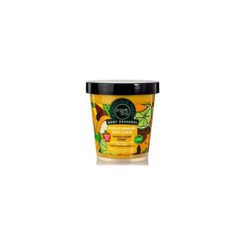 NATURA SIBERICA Organic Shop Body Desserts Instant Renewal Body Scrub Mango Sugar Sorbet 450ml