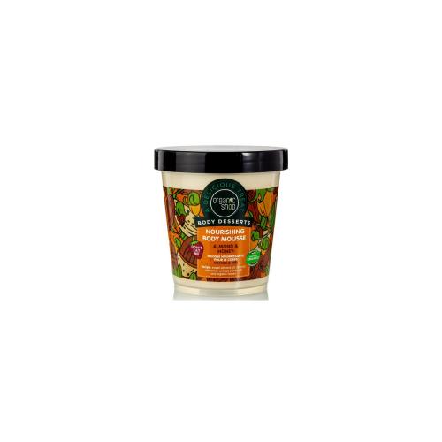 NATURA SIBERICA Organic Shop Body Desserts Nourishing Body Mousse Almond & Honey 450ml