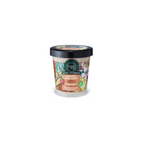 NATURA SIBERICA Organic Shop Body Desserts Reviving Body Scrub Almond & Honey Milk 450ml